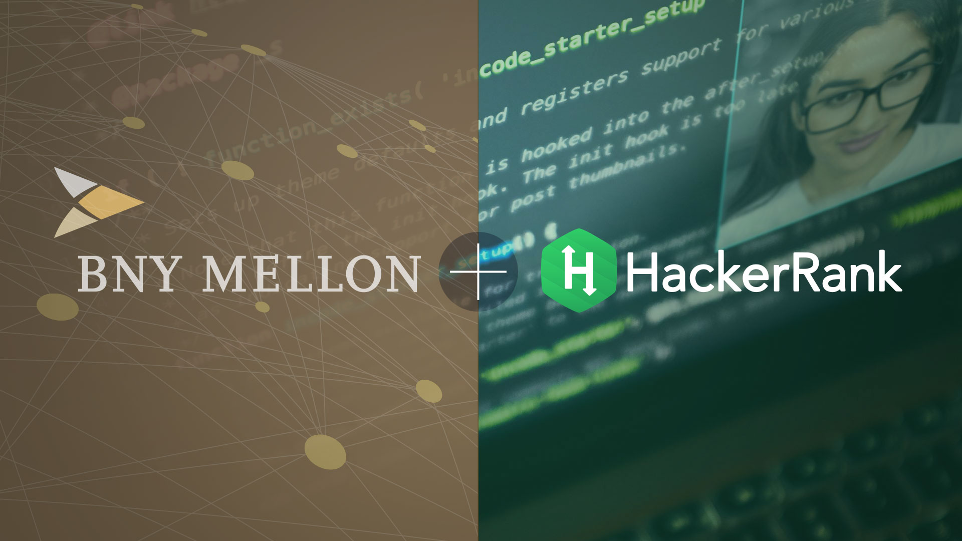 BNY Mellon & Hackerrank's logos