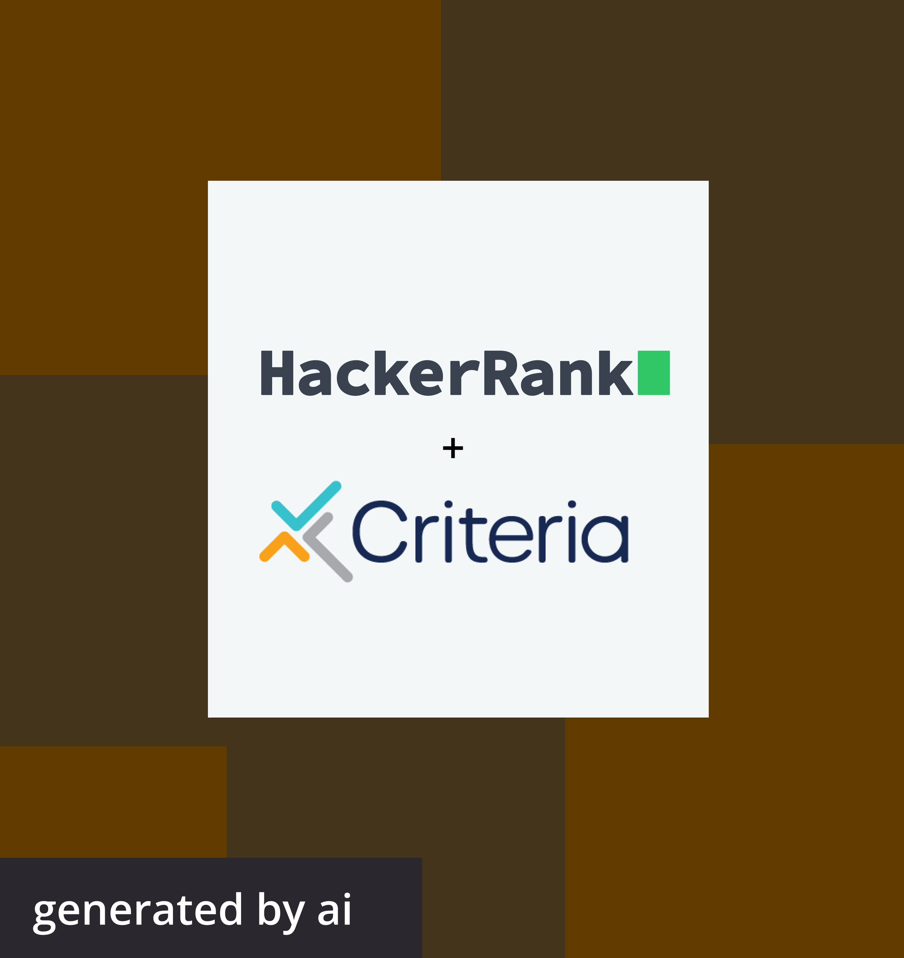 HackerRank and Criteria partnership announcement