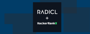RADICL and HackerRank partnership announcement