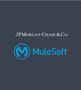JPMorgan Chase & Co.'s and Mulesoft's logos