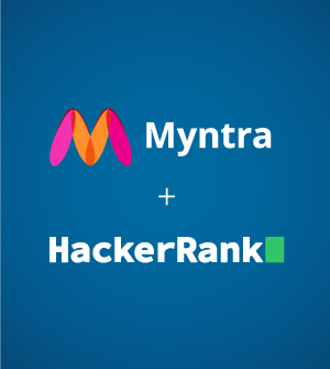 Myntra and Hackerrank's logos