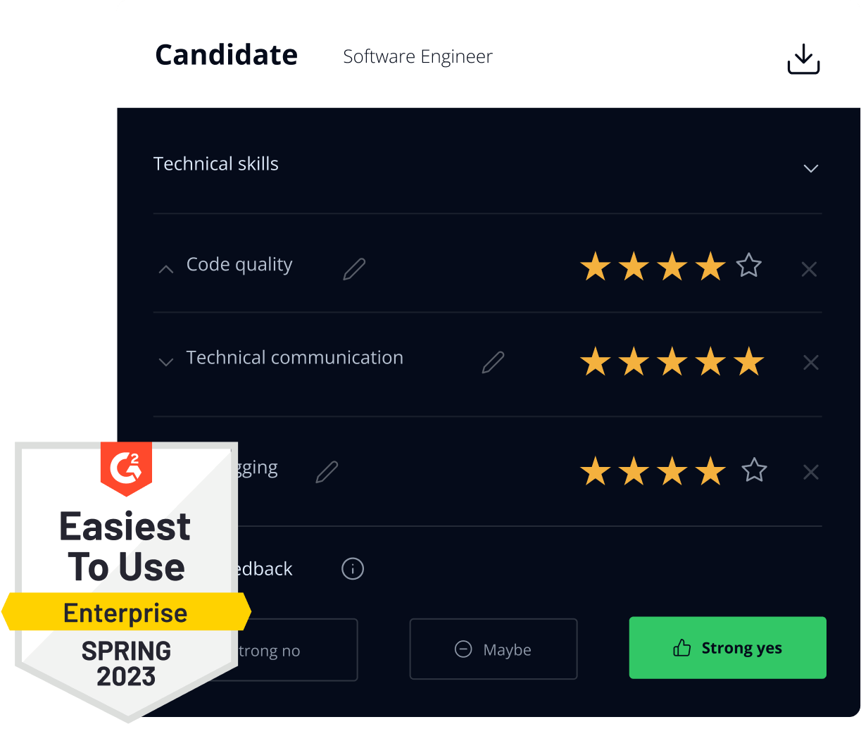 Interview code playback screenshot
