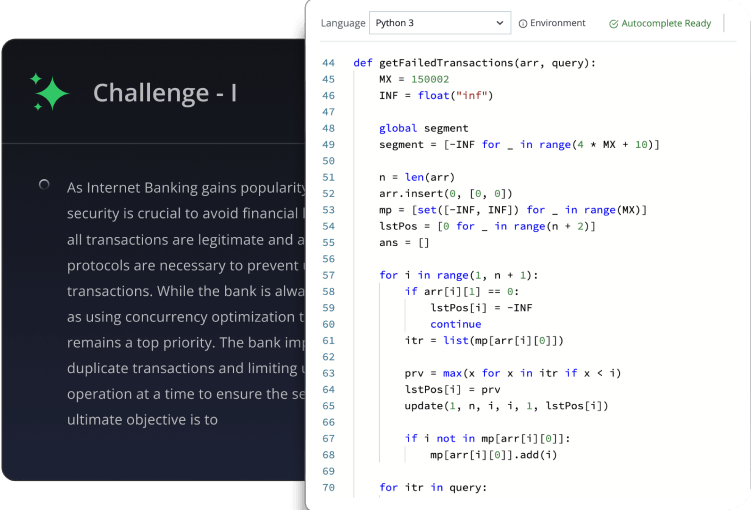 Screenshot of Engage coding challenge